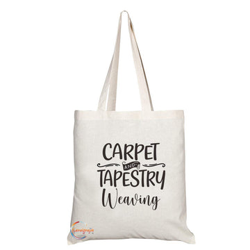 TB1099 Carpet and Tapestry Weaving Novelty Present Gift Printed Eco-Friendly Stylish Long Handled Tote Shoulder Bag