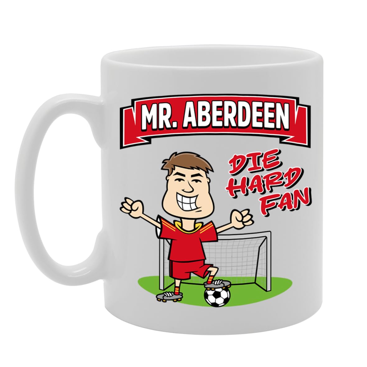 Mr Aberdeen Die Hard Fan   Printed Tea Coffee Ceramic  Mg5900 - Funny Printed Coffee Mug - Great Gift Idea