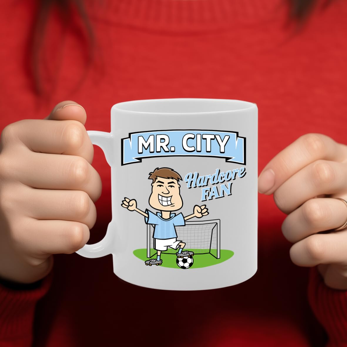 Mr City Hardcore Fan   Printed Tea Coffee Ceramic  Mg5803 - Funny Printed Coffee Mug - Great Gift Idea