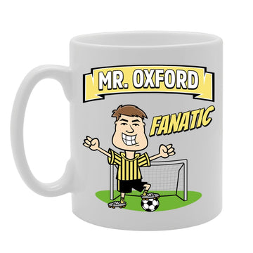 Mr Oxford Fanatic   Printed Tea Coffee Ceramic  Mg5850 - Funny Printed Coffee Mug - Great Gift Idea