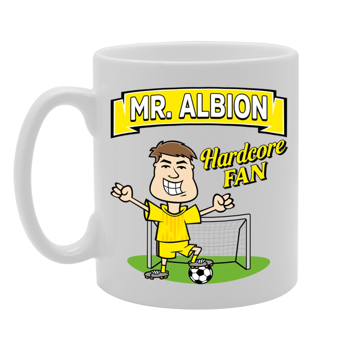 Mr Burton Albion Hardcore Fan   Printed Tea Coffee Ceramic  Mg5863 - Funny Printed Coffee Mug - Great Gift Idea