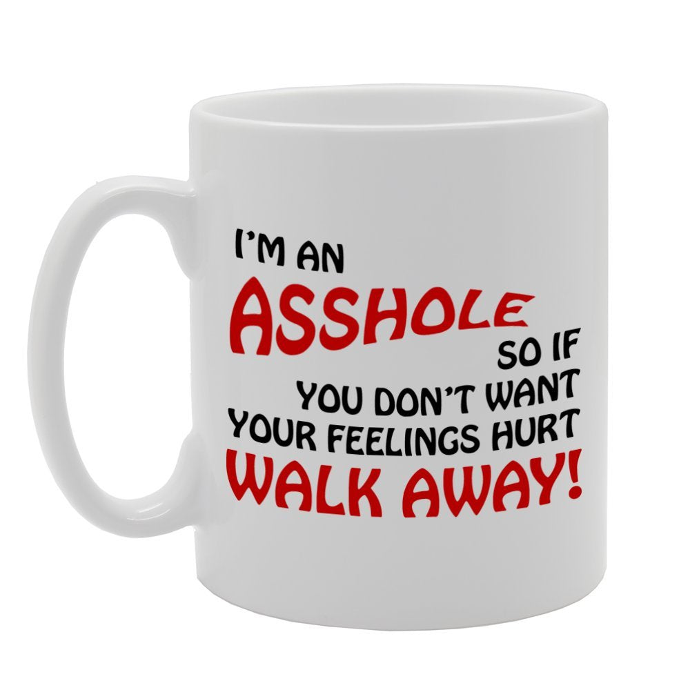 I'M An Asshole/Funny    Printed Tea Coffee Ceramic  Mg746 - Funny Printed Coffee Mug - Great Gift Idea