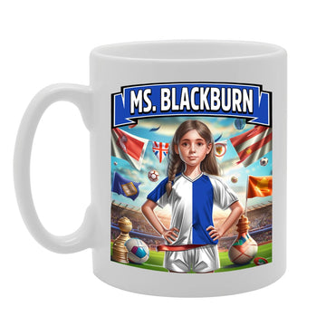 Ms Blackburn   Printed Tea Coffee Ceramic  For Footie Fan Ladies Girls Mg6384 - Funny Printed Coffee Mug - Great Gift Idea