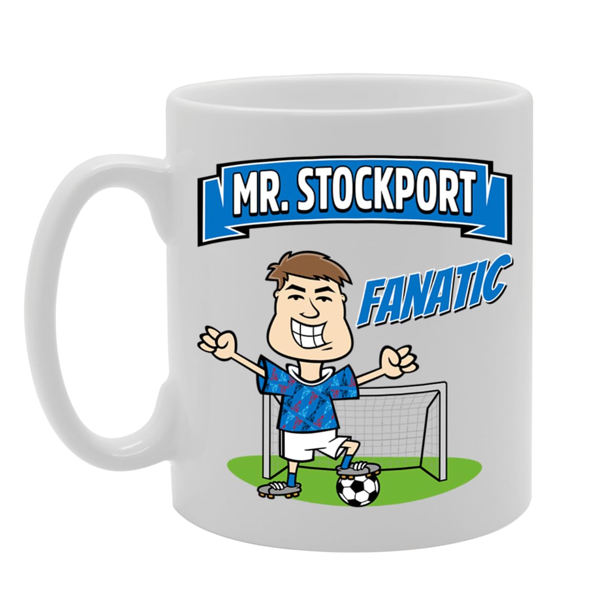 Mr Stockport Fanatic   Printed Tea Coffee Ceramic  Mg5870 - Funny Printed Coffee Mug - Great Gift Idea