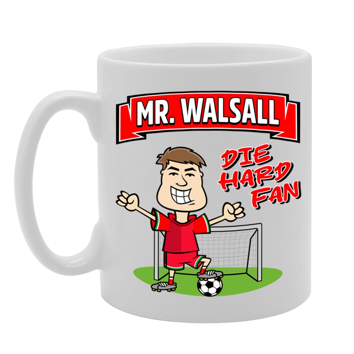 Mr Walsall Die Hard Fan   Printed Tea Coffee Ceramic  Mg5876 - Funny Printed Coffee Mug - Great Gift Idea