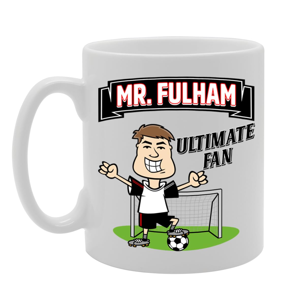 Mr Fulham Ultimate Fan   Printed Tea Coffee Ceramic  Mg5812 - Funny Printed Coffee Mug - Great Gift Idea