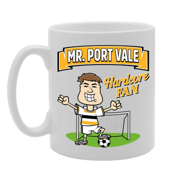 Mr Port Vale Hardcore Fan   Printed Tea Coffee Ceramic  Mg5867 - Funny Printed Coffee Mug - Great Gift Idea