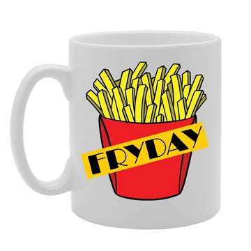Friday   Printed Tea Coffee Ceramic  Mg3575 - Funny Printed Coffee Mug - Great Gift Idea