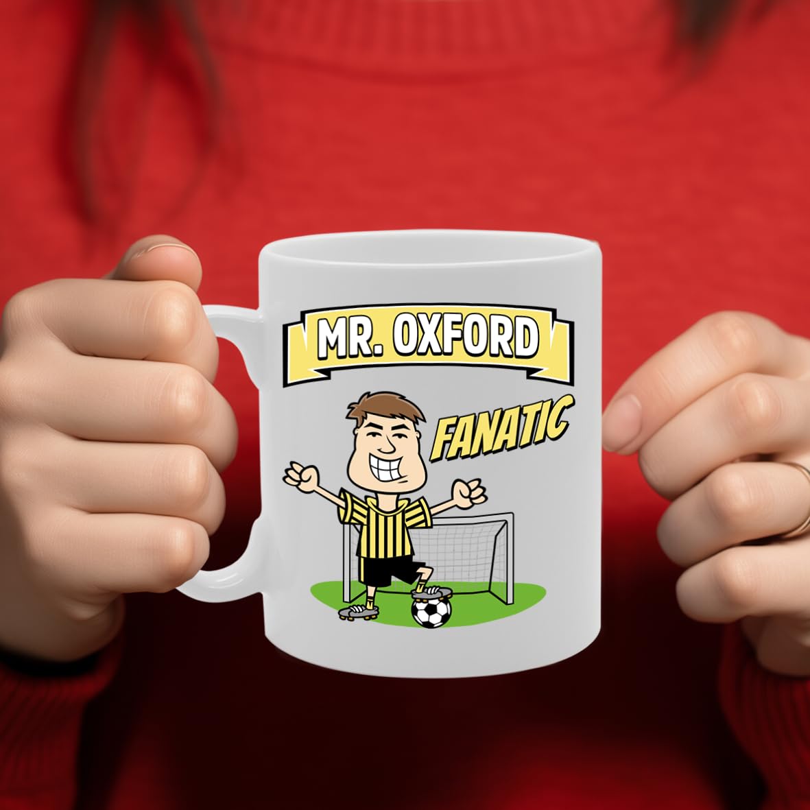 Mr Oxford Fanatic   Printed Tea Coffee Ceramic  Mg5850 - Funny Printed Coffee Mug - Great Gift Idea