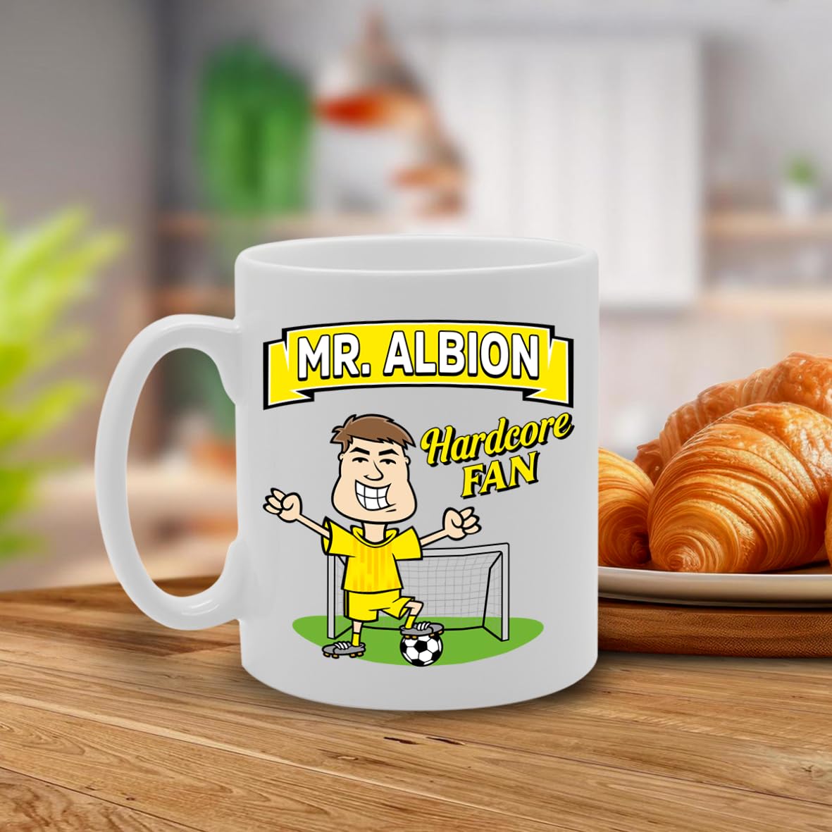 Mr Burton Albion Hardcore Fan   Printed Tea Coffee Ceramic  Mg5863 - Funny Printed Coffee Mug - Great Gift Idea