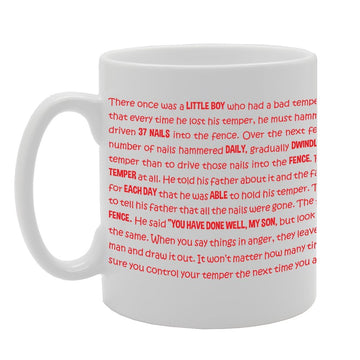Essay On Nail   Printed Tea Coffee Ceramic  Mg2252 - Funny Printed Coffee Mug - Great Gift Idea