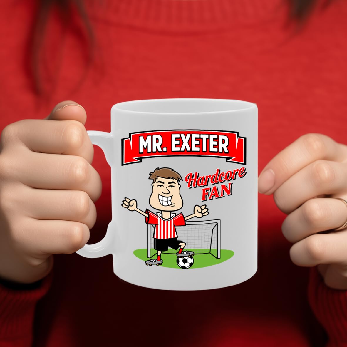 Mr Exeter Hardcore Fan   Printed Tea Coffee Ceramic  Mg5859 - Funny Printed Coffee Mug - Great Gift Idea