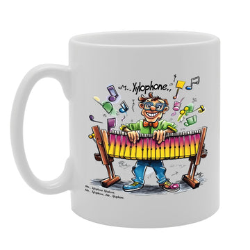 11Oz Ceramic  Featuring Xylophone Mg6586 –  For Musicians And Music Lovers - Funny Printed Coffee Mug - Great Gift Idea