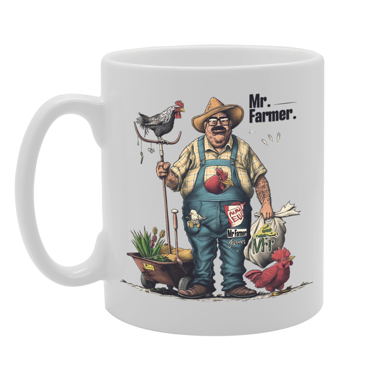 Mr Farmer  - For Farmers, Agricultural Workers, Farming Enthusiasts, Durable Ceramic, Dishwasher Safe, Premium Print Mg6062 - Funny Printed Coffee Mug - Great Gift Idea