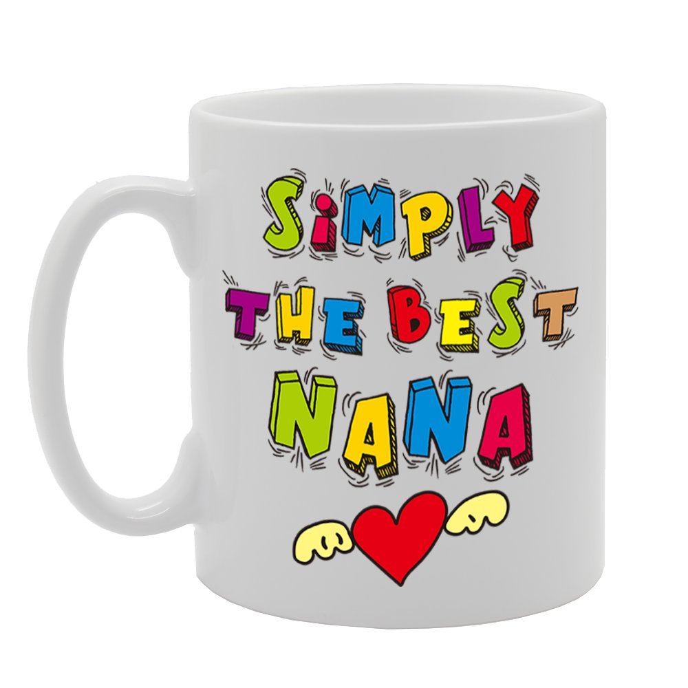 Simply The Best Nana   Printed Tea Coffee Cermic  Mg4217 - Funny Printed Coffee Mug - Great Gift Idea