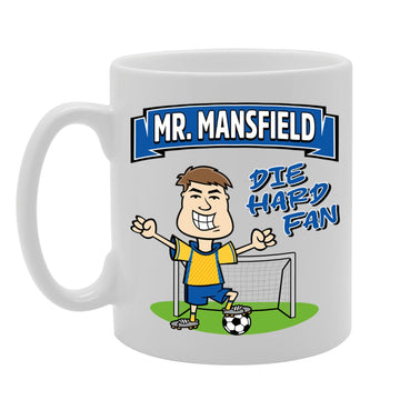 Mr Mansfield Die Hard Fan   Printed Tea Coffee Ceramic  Mg5869 - Funny Printed Coffee Mug - Great Gift Idea