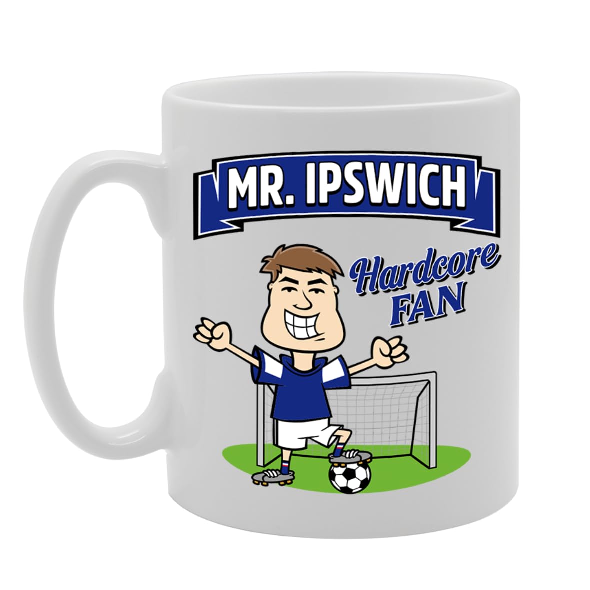 Mr Ipswich Hardcore Fan   Printed Tea Coffee Ceramic  Mg5823 - Funny Printed Coffee Mug - Great Gift Idea