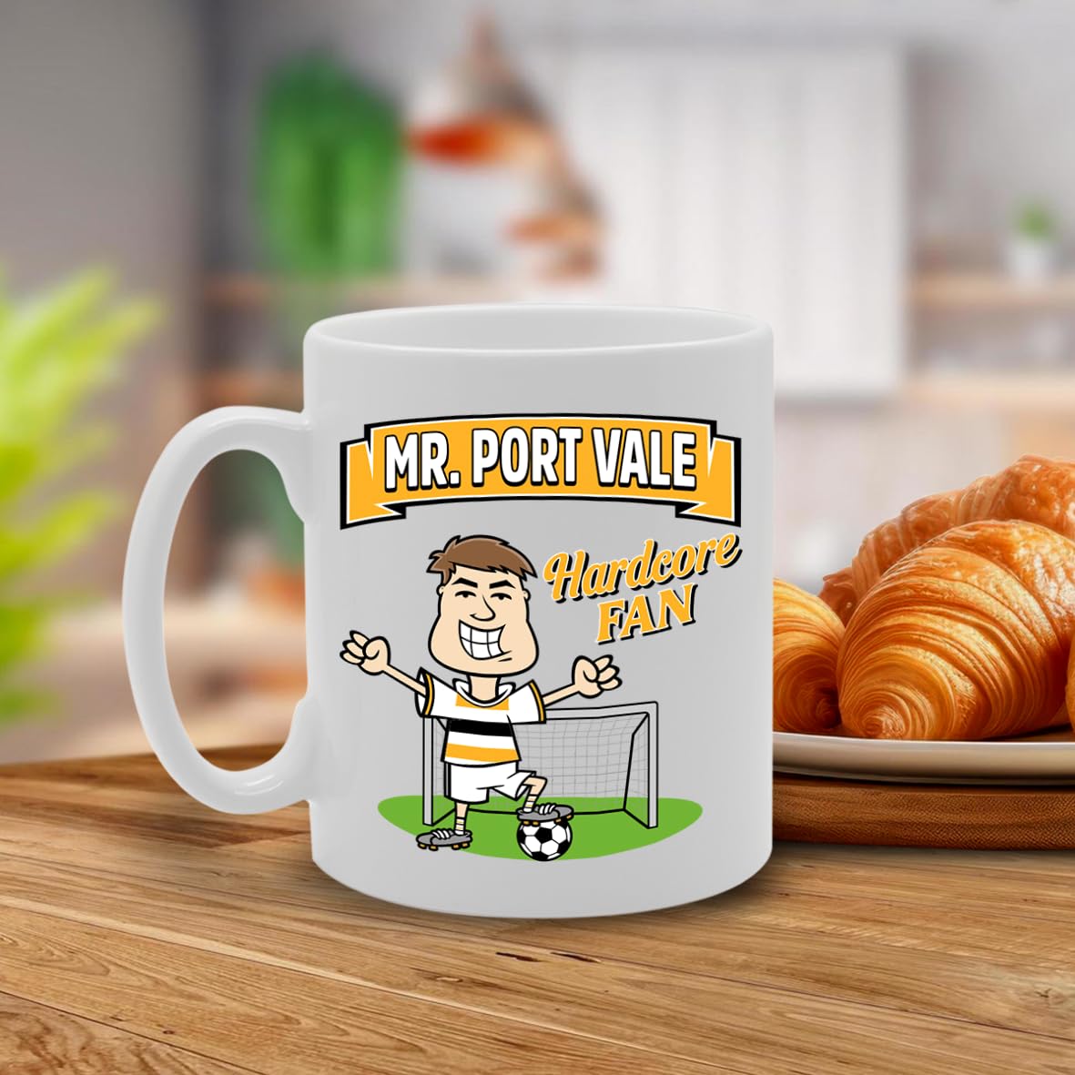 Mr Port Vale Hardcore Fan   Printed Tea Coffee Ceramic  Mg5867 - Funny Printed Coffee Mug - Great Gift Idea