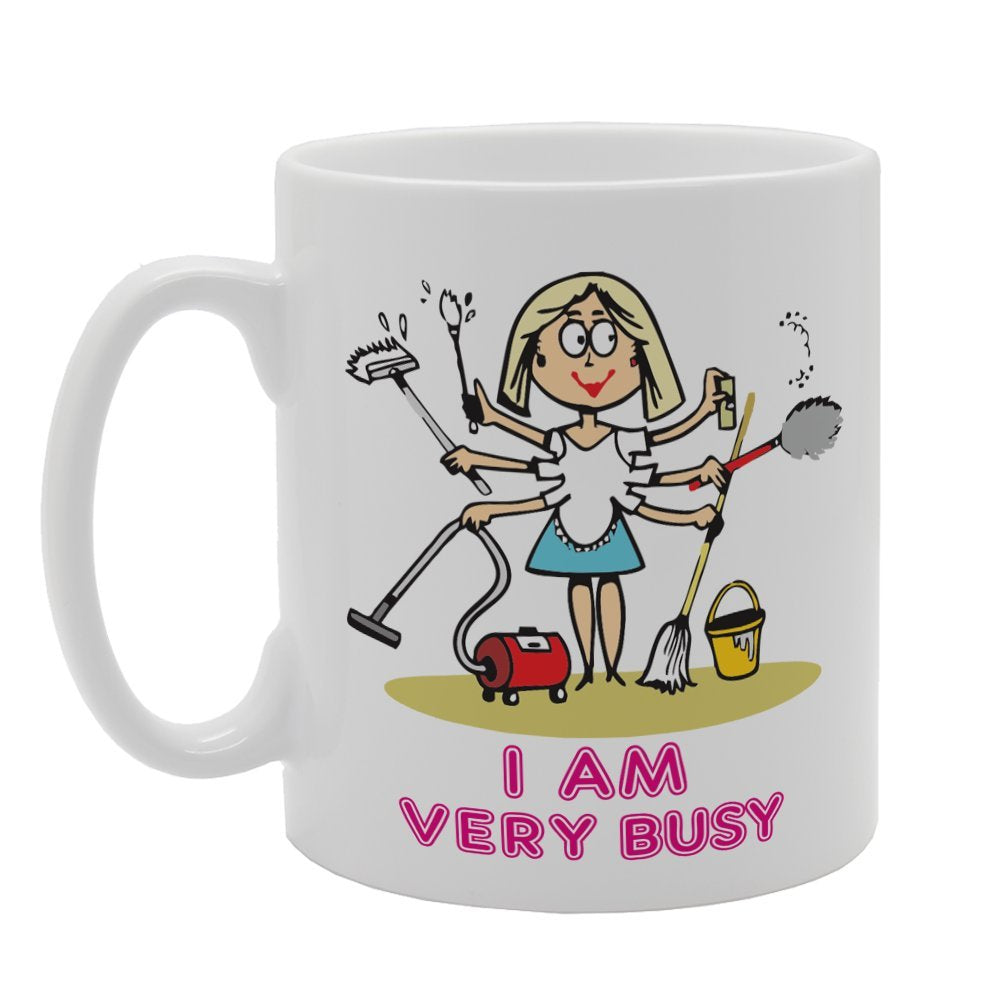 I Am Very Busy   Printed Tea Coffee Ceramic  Mg4068 - Funny Printed Coffee Mug - Great Gift Idea