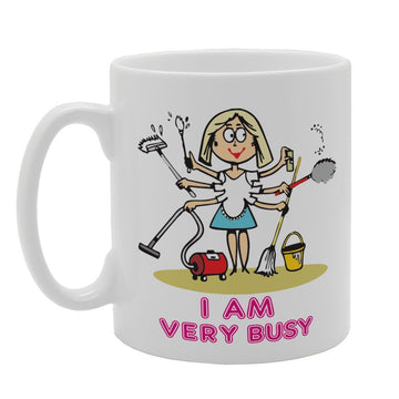 I Am Very Busy   Printed Tea Coffee Ceramic  Mg4068 - Funny Printed Coffee Mug - Great Gift Idea