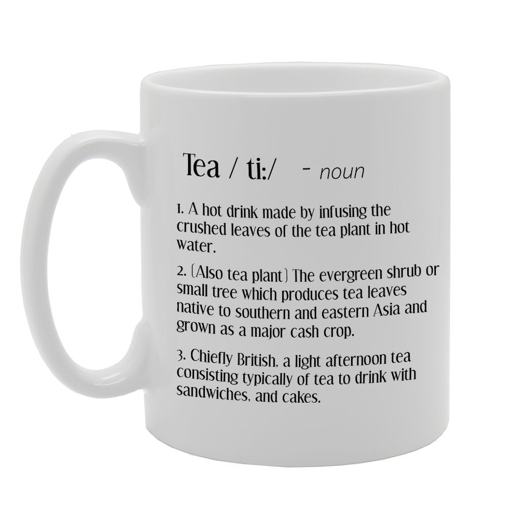 Tea Definition   Printed Tea Coffee Ceramic  Mg2317 - Funny Printed Coffee Mug - Great Gift Idea