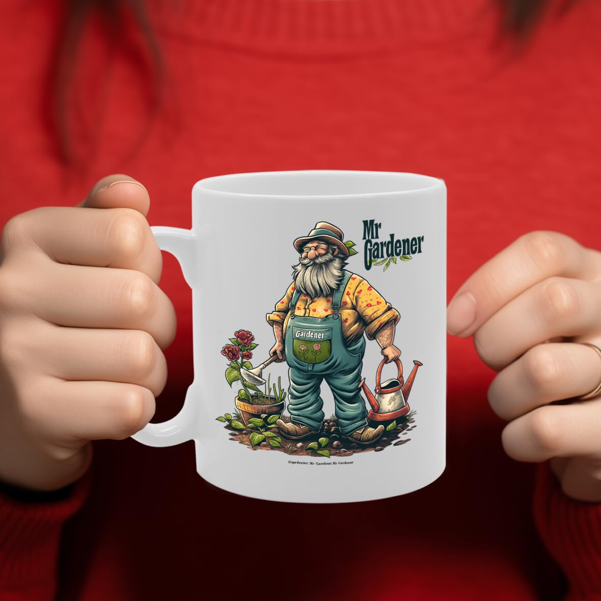 Mr Gardener  - For Male Gardeners, Plant Lovers, Horticulturists, Durable Ceramic, Dishwasher Safe, Ideal For Gardening Enthusiasts Mg6036 - Funny Printed Coffee Mug - Great Gift Idea
