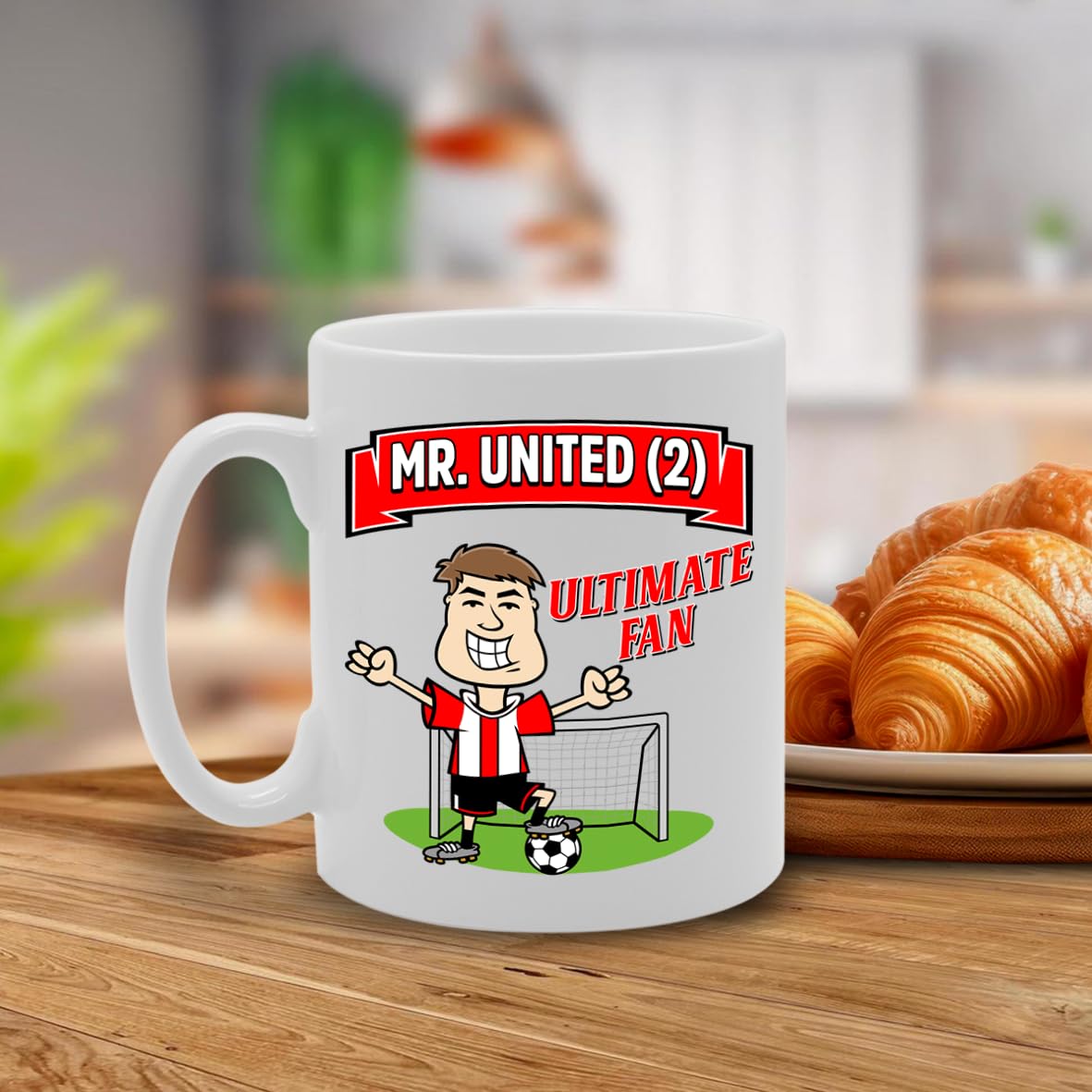 Mr United (2) Ultimate Fan   Printed Tea Coffee Ceramic  Mg5820 - Funny Printed Coffee Mug - Great Gift Idea