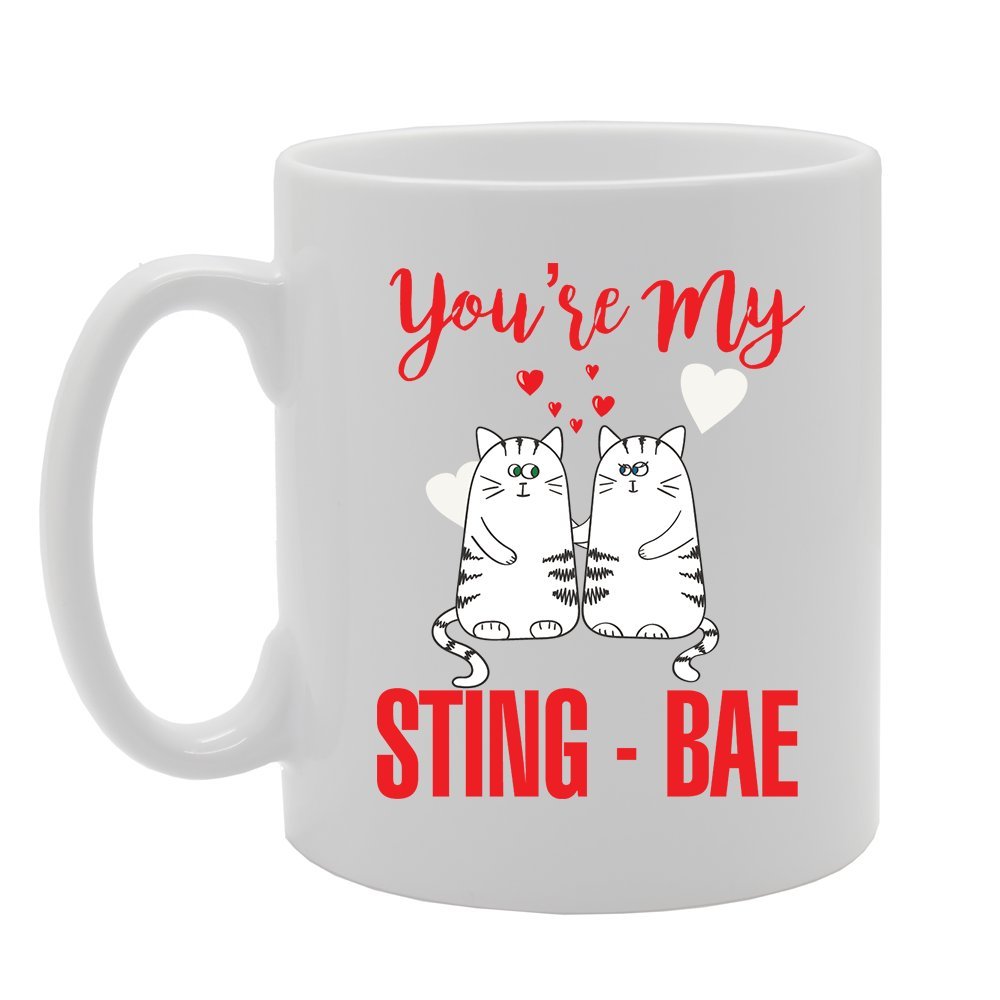 You'Re My Sting-Bae   Printed Tea Coffee Ceramic  Mg2783 - Funny Printed Coffee Mug - Great Gift Idea