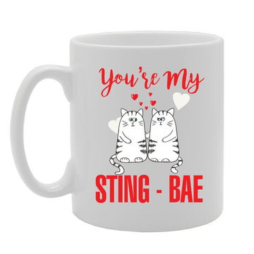 You'Re My Sting-Bae   Printed Tea Coffee Ceramic  Mg2783 - Funny Printed Coffee Mug - Great Gift Idea