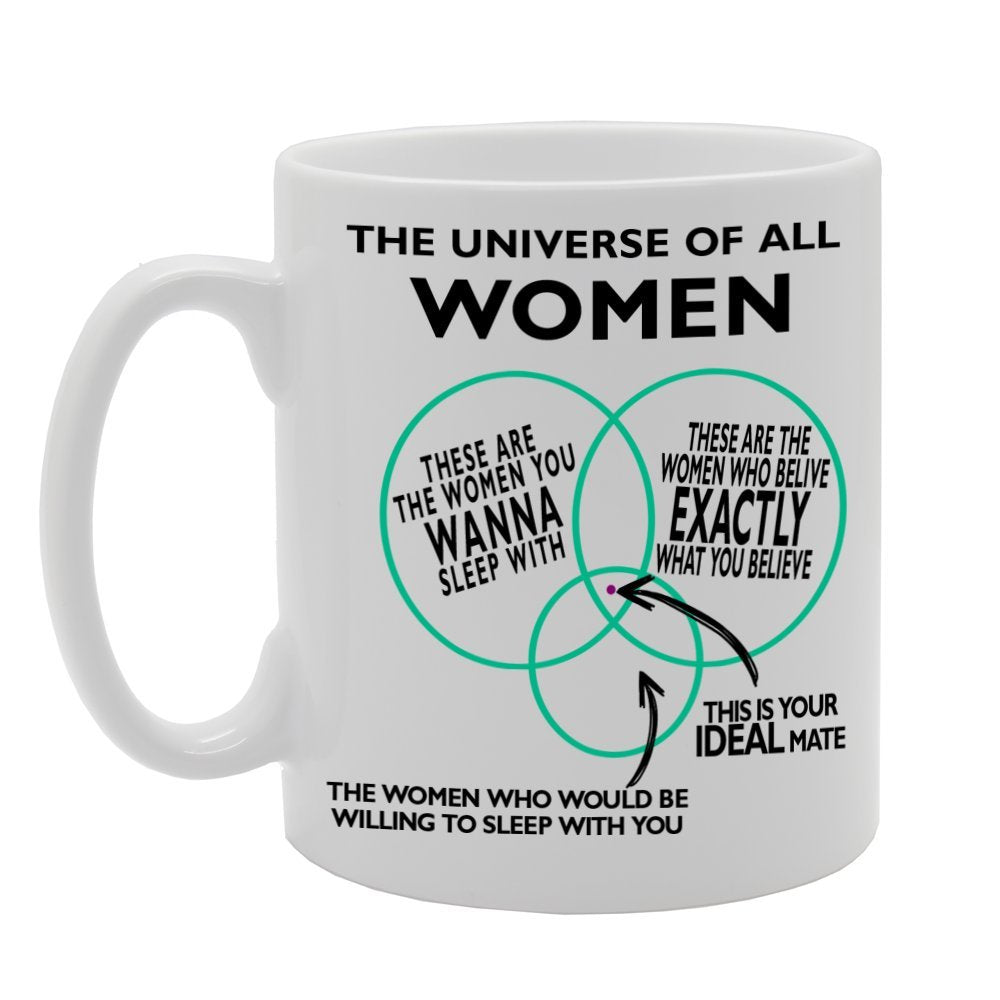 The Universe Of All Women   Printed Tea Coffee Ceramic  Mg188 - Funny Printed Coffee Mug - Great Gift Idea