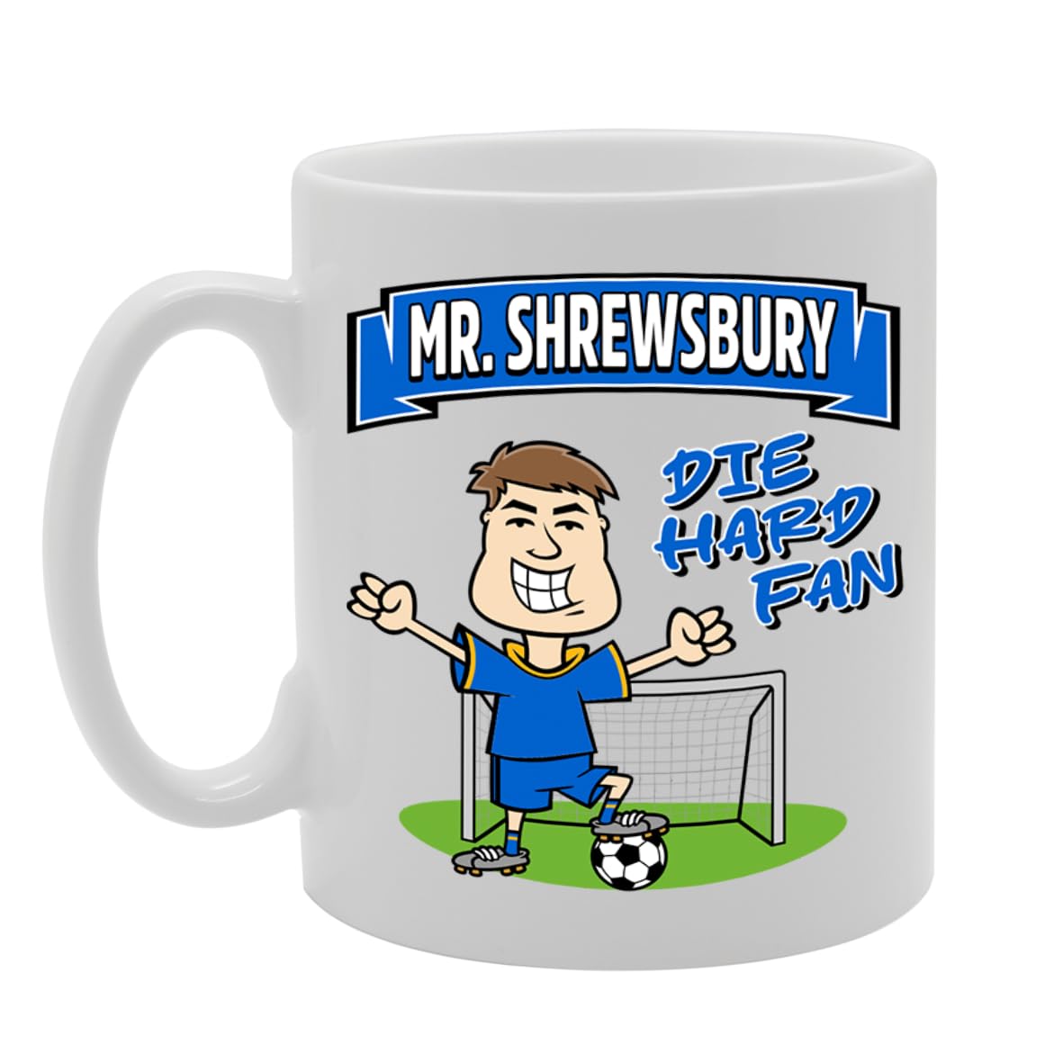 Mr Shrewsbury Die Hard Fan   Printed Tea Coffee Ceramic  Mg5861 - Funny Printed Coffee Mug - Great Gift Idea