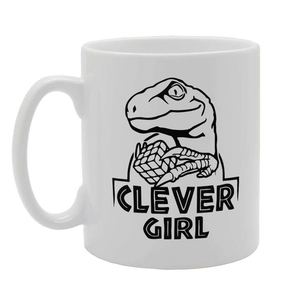 Clever Girl   Printed Tea Coffee Ceramic  Mg2487 - Funny Printed Coffee Mug - Great Gift Idea