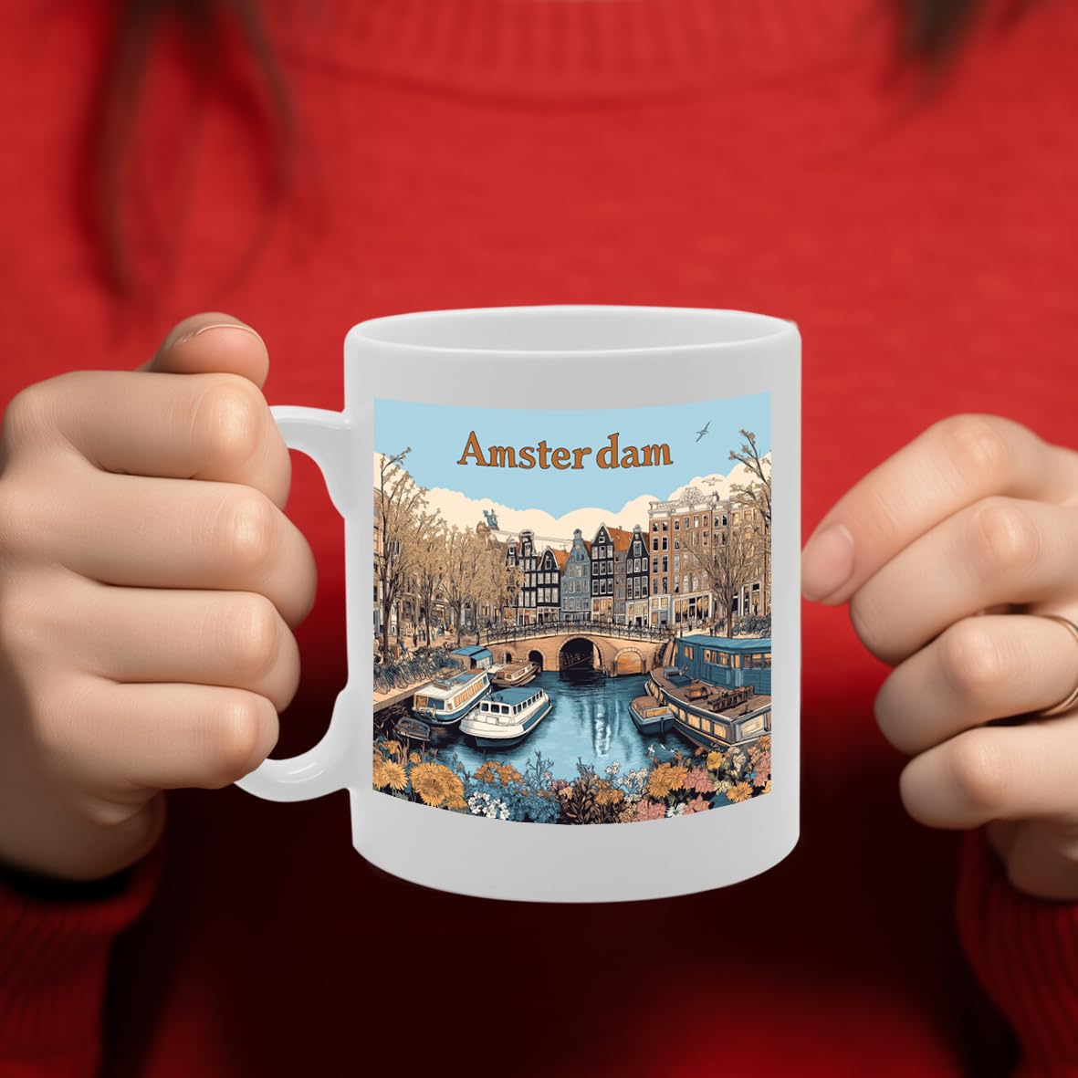 11Oz Dishwasher-Safe Ceramic  Featuring Popular Cities & Capitals From Europe And Around The World - Funny Printed Coffee Mug - Great Gift Idea
