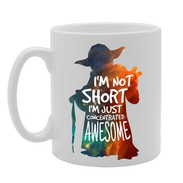 Im Not Short I'M Just Concentrated Awesome   Printed Tea Coffee Ceramic  Mg3051 - Funny Printed Coffee Mug - Great Gift Idea