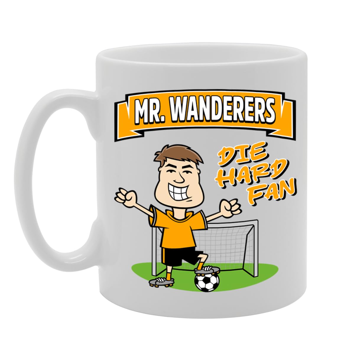 Mr Wanderers Die Hard Fan   Printed Tea Coffee Ceramic  Mg5809 - Funny Printed Coffee Mug - Great Gift Idea