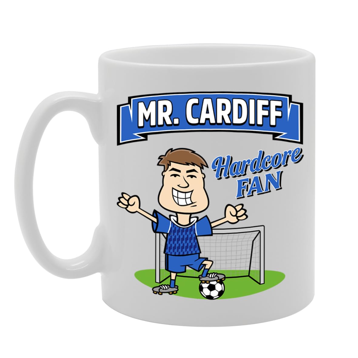 Mr Cardiff Hardcore Fan   Printed Tea Coffee Ceramic  Mg5831 - Funny Printed Coffee Mug - Great Gift Idea