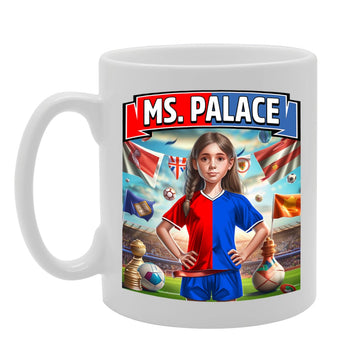 Ms Palace   Printed Tea Coffee Ceramic  For Footie Fan Ladies Girls Mg6384 - Funny Printed Coffee Mug - Great Gift Idea