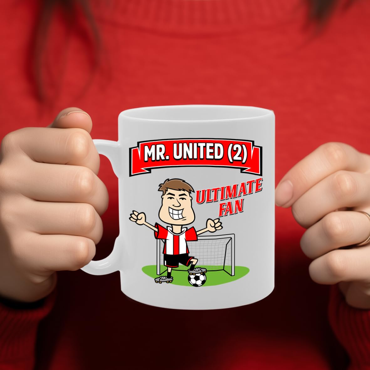 Mr United (2) Ultimate Fan   Printed Tea Coffee Ceramic  Mg5820 - Funny Printed Coffee Mug - Great Gift Idea
