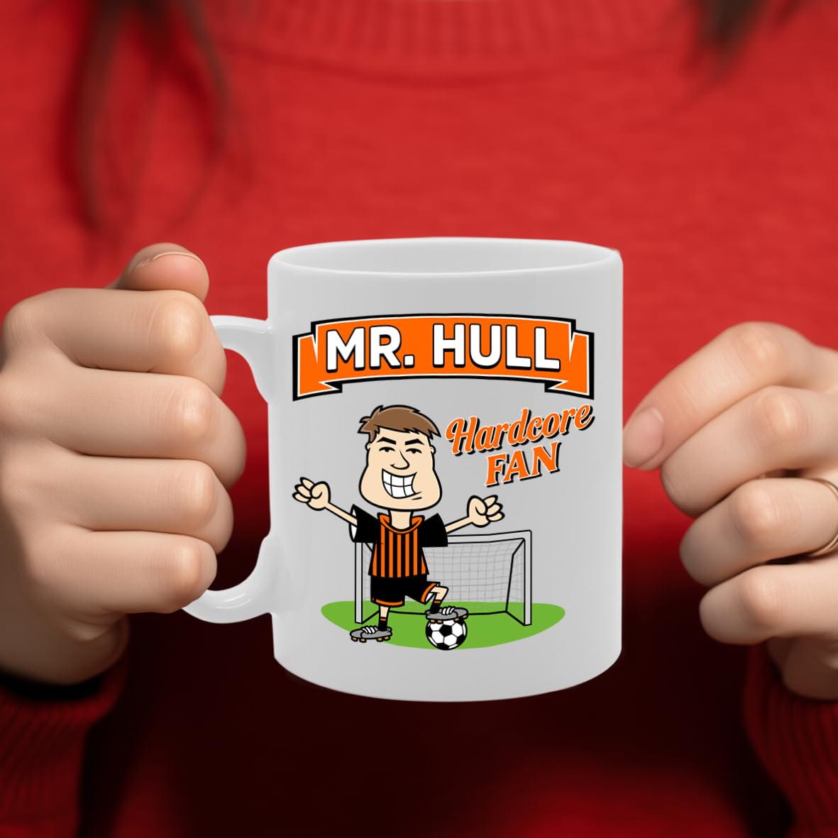 Mr Hull Hardcore Fan   Printed Tea Coffee Ceramic  Mg5827 - Funny Printed Coffee Mug - Great Gift Idea