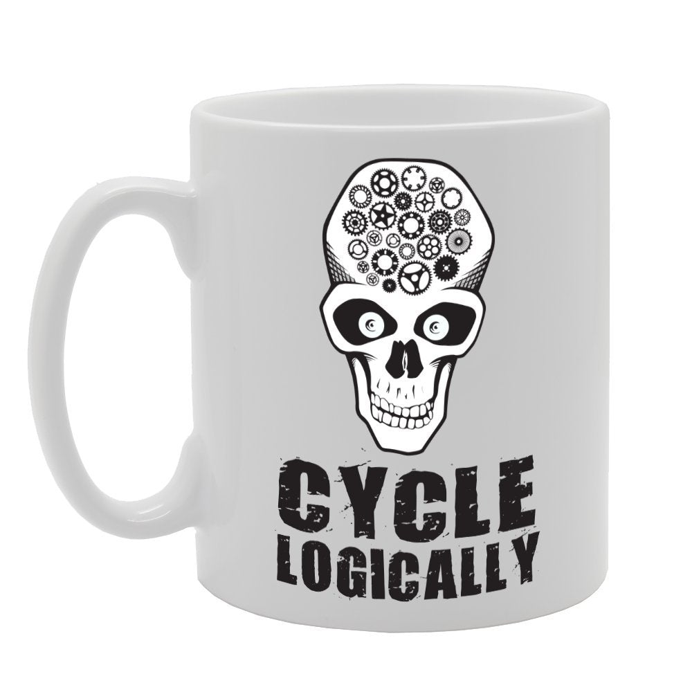 Cycle Logically Funny Meaning   Printed Tea Coffee Ceramic  Mg1773 - Funny Printed Coffee Mug - Great Gift Idea