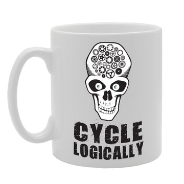 Cycle Logically Funny Meaning   Printed Tea Coffee Ceramic  Mg1773 - Funny Printed Coffee Mug - Great Gift Idea