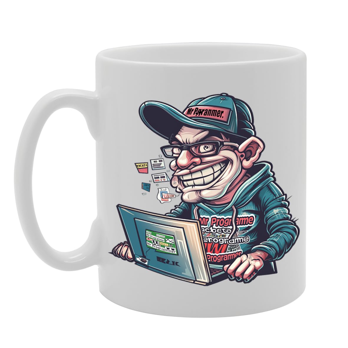 Mr Programmer  - For Programmers, Coders, Tech Enthusiasts, Durable Ceramic, Dishwasher Safe, Premium Print Mg6067 - Funny Printed Coffee Mug - Great Gift Idea