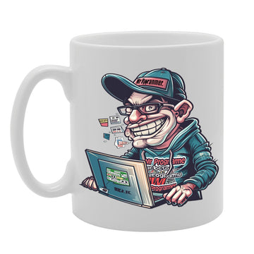 Mr Programmer  - For Programmers, Coders, Tech Enthusiasts, Durable Ceramic, Dishwasher Safe, Premium Print Mg6067 - Funny Printed Coffee Mug - Great Gift Idea