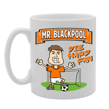 Mr Blackpool Die Hard Fan   Printed Tea Coffee Ceramic  Mg5853 - Funny Printed Coffee Mug - Great Gift Idea