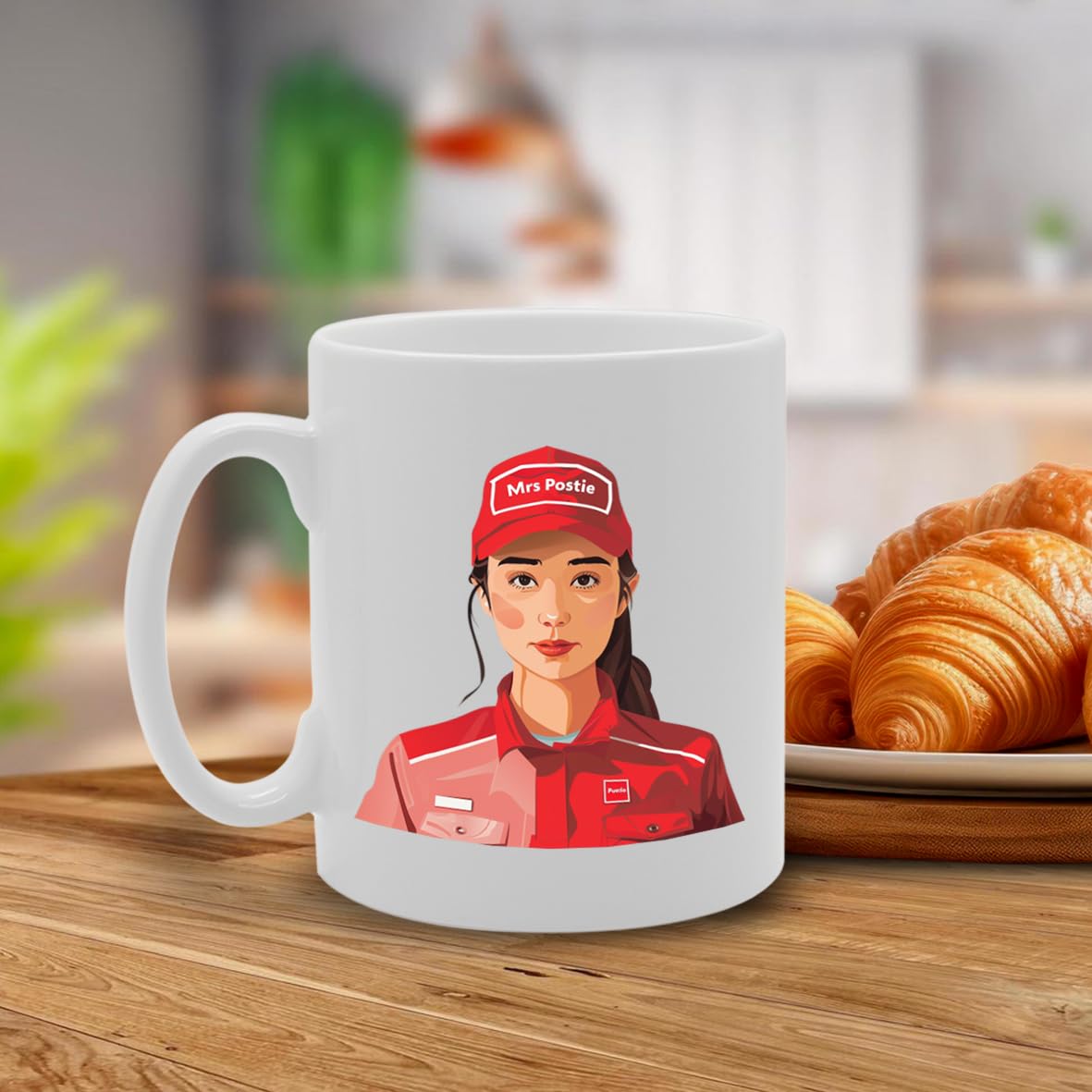 Mrs Postie  - Ideal For Postwomen And Mail Carriers, 11Oz Ceramic Coffee  For Postal Workers And Delivery Professionals Mg5953 - Funny Printed Coffee Mug - Great Gift Idea