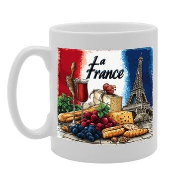 Paris France Themed  Selection (La France) - Funny Printed Coffee Mug - Great Gift Idea