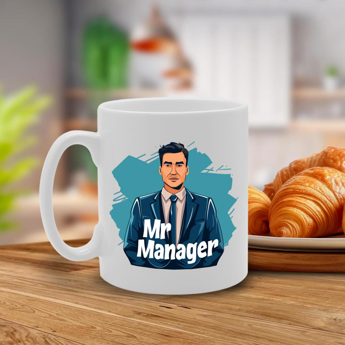 Mr Manager  - Ideal For Managers And Business Professionals, 11Oz Ceramic Coffee  For Office Enthusiasts And Leaders Mg5955 - Funny Printed Coffee Mug - Great Gift Idea