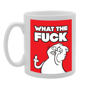 What The F**K?   Printed Tea Coffee Ceramic  Mg3904 - Funny Printed Coffee Mug - Great Gift Idea
