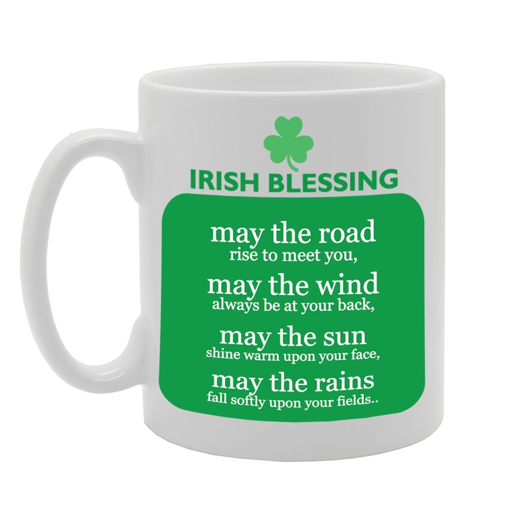 Funny Irish Blessing   Printed Tea Coffee Ceramic  Mg2377 - Funny Printed Coffee Mug - Great Gift Idea