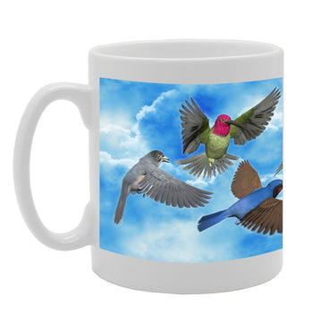 Free Tree Beautiful Birds   Printed Tea Coffee Ceramic  Mg2278 - Funny Printed Coffee Mug - Great Gift Idea